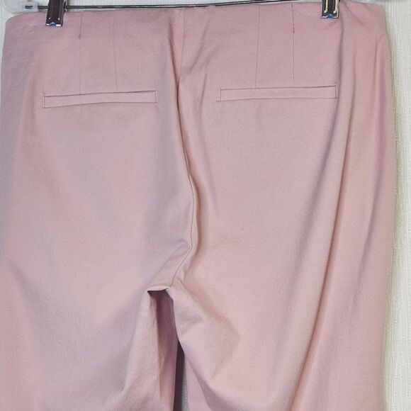 J. Jill Premium Bi-Stretch Pink Pull On Cuffed Casual Loose Fit Cropped Pants - Picture 4 of 11